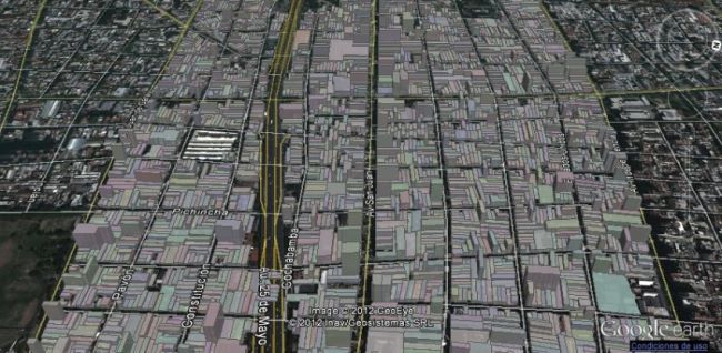 Ejemplo de catastro 3D de la Ciudad de Buenos Aires